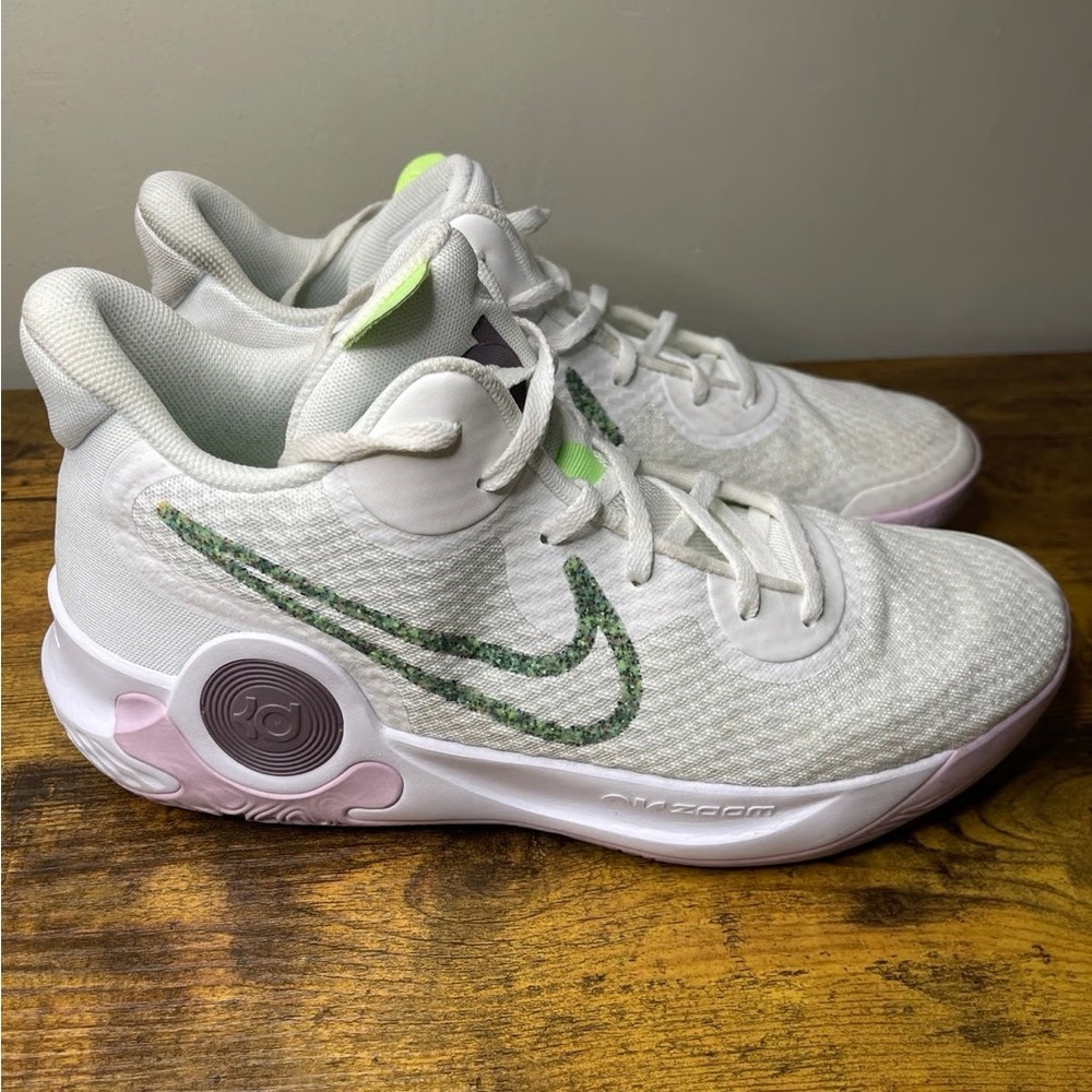 Nike KD Trey 5 IX in the Summit White/Lime Glow colorway sz 15